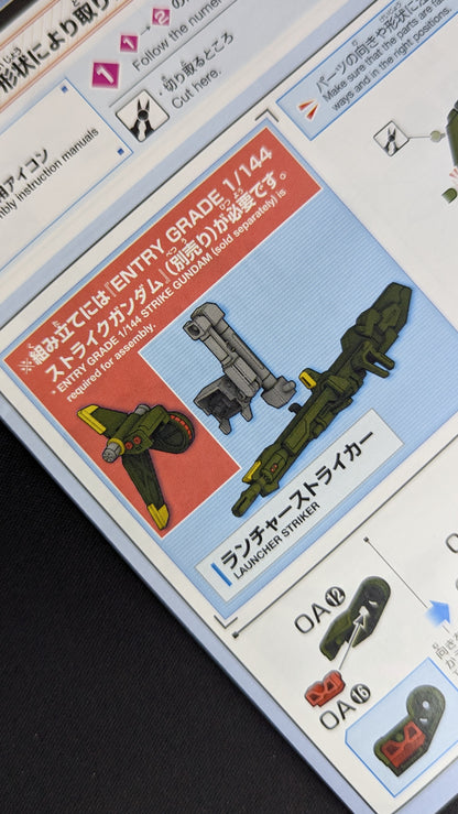 1/144 Option Parts Set Gunpla 02 (Launcher Striker & Sword Striker)