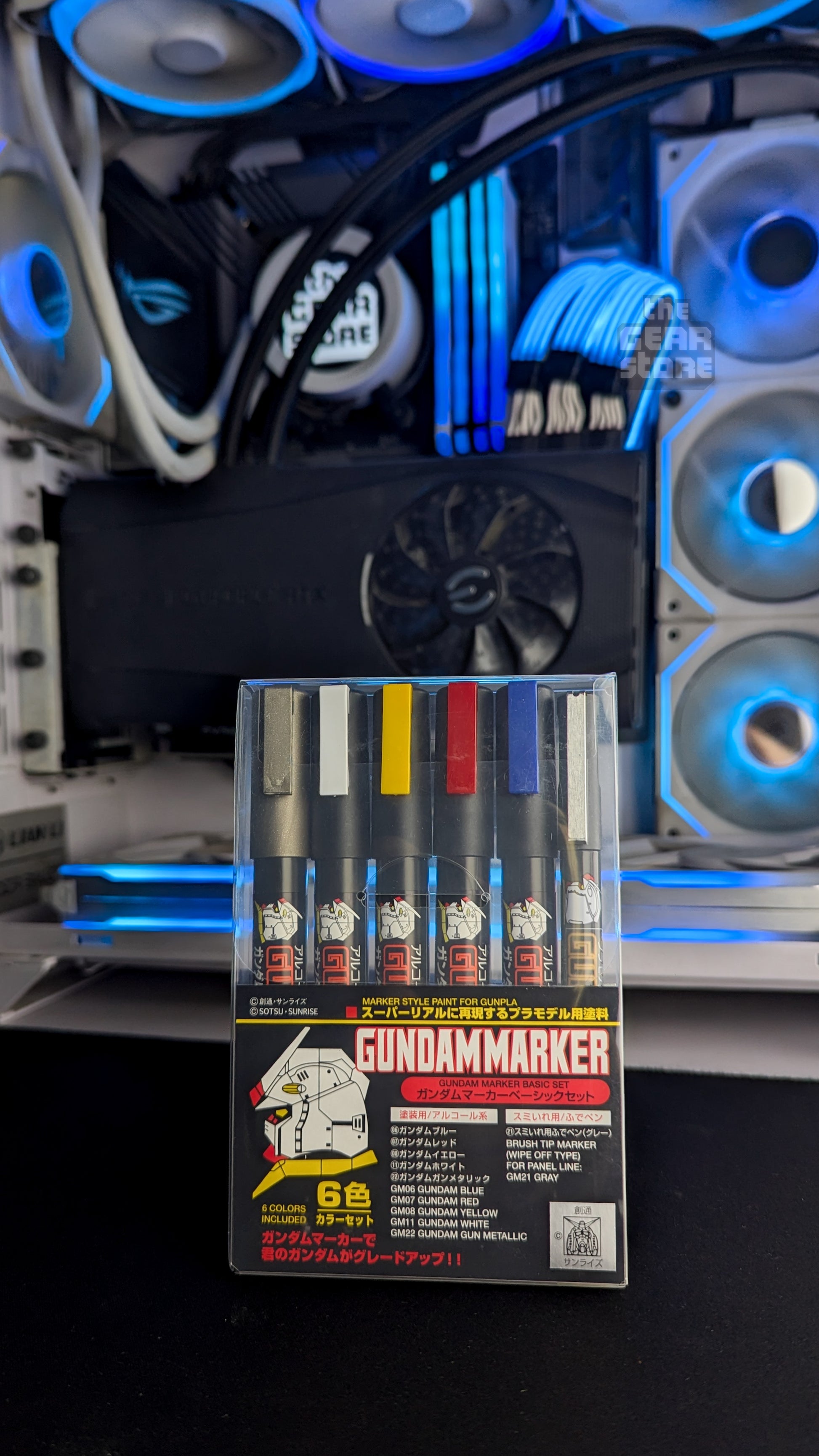 Gundam Marker Basic Set (6pcs) (Renewal)