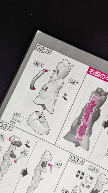RG MS-06S Zaku II Char Aznable Custom Model