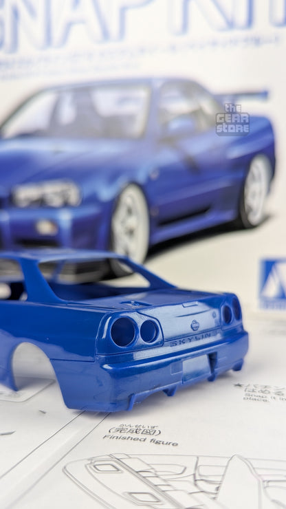 Nissan R34 Skyline GT-R Custom Wheels (Bayside Blue)